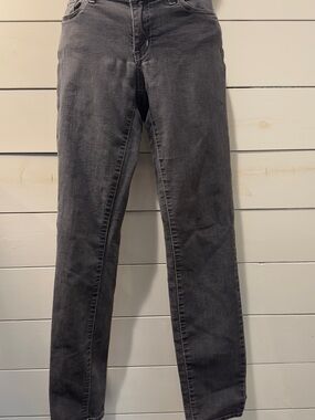 Prana Women’s Charcoal Gray Straight-Leg Jeans